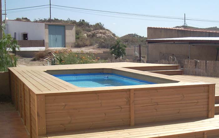 piscine en bois